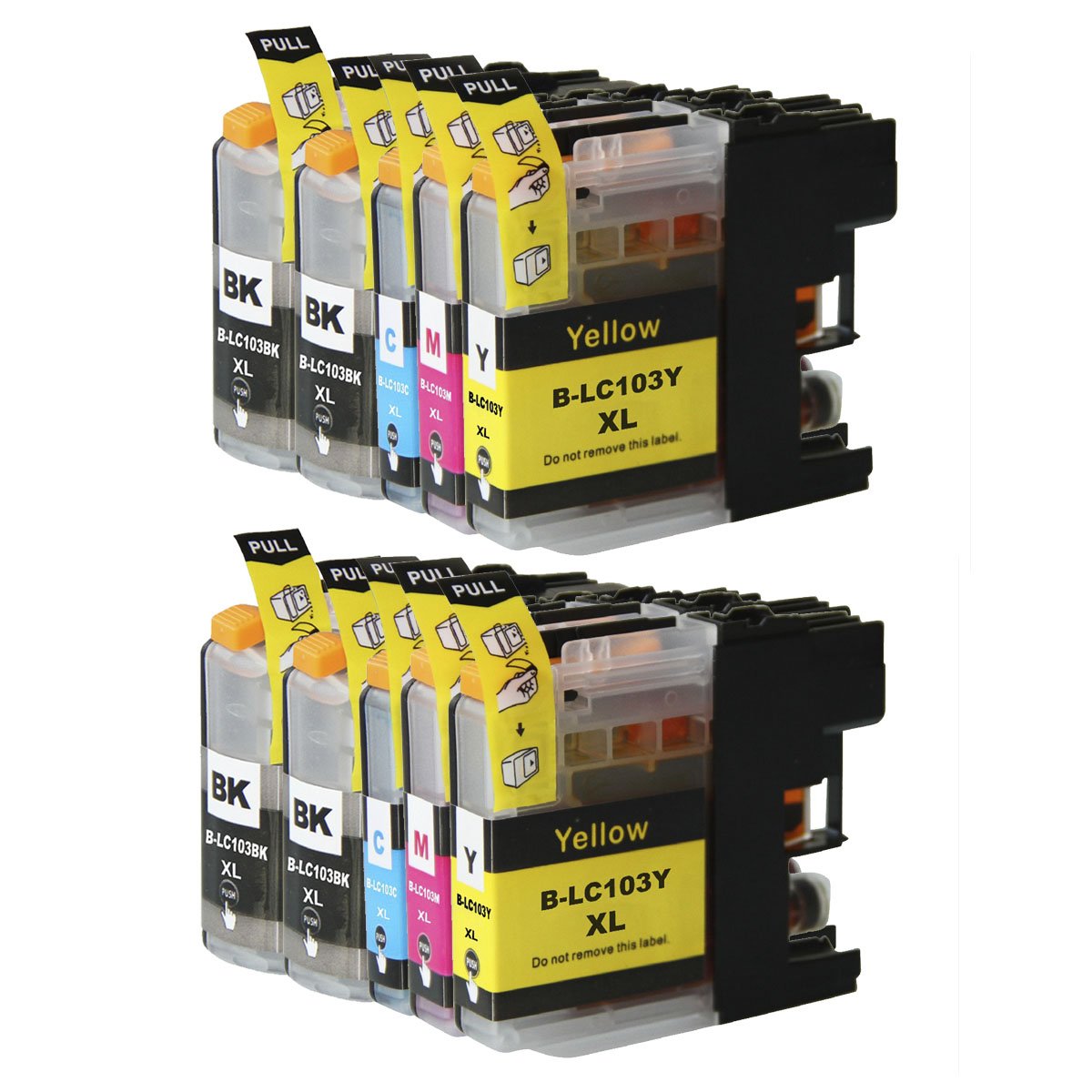 10 Ink Cartridge Compatible  Brother LC-103 XL (LC103)