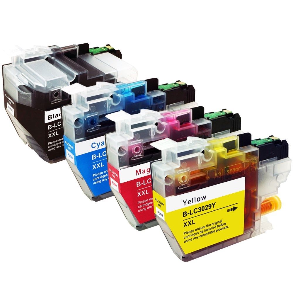 4 Ink Cartridge Compatible Brother LC3029XXL (LC3029BK LC3029C LC3029M LC3029Y) CMYK