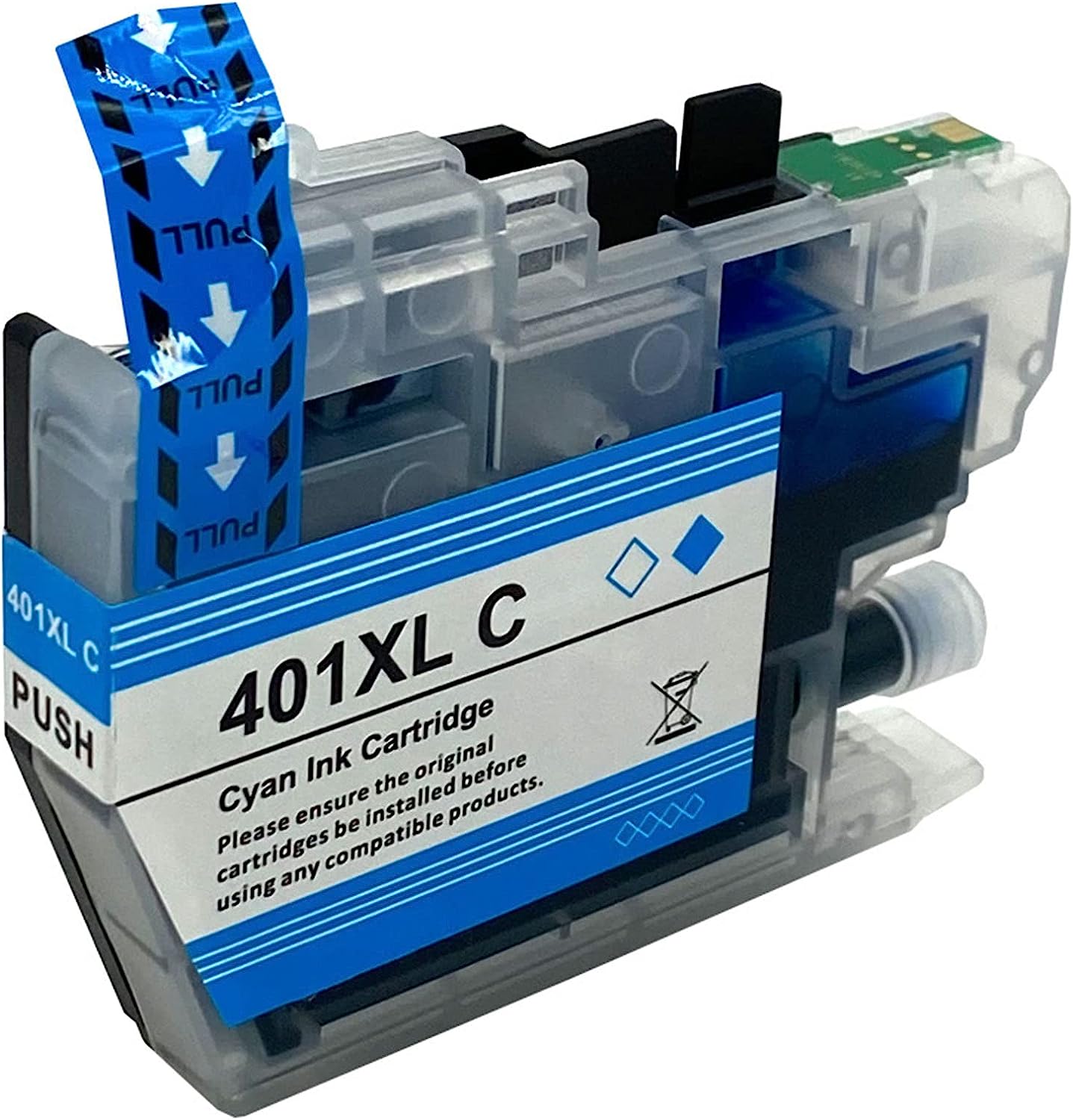 Ink Cartridge Compatible Brother LC-401 XL (LC401) Cyan