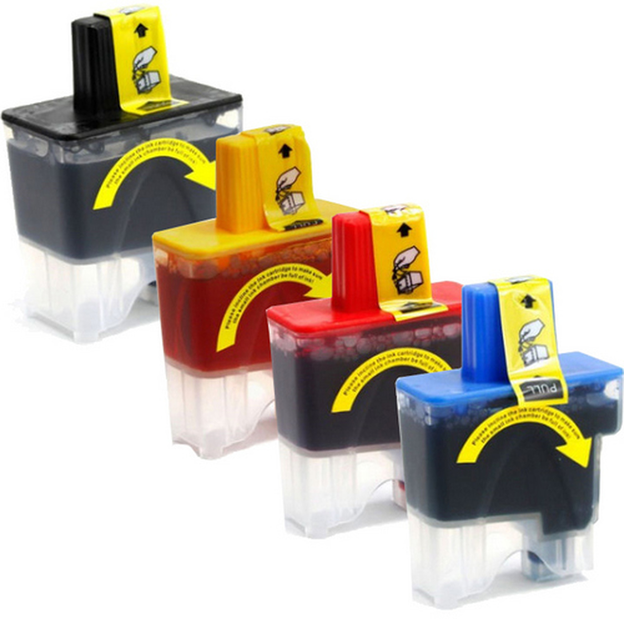 4 Ink Cartridge Compatible Brother LC41BK LC41C LC41M LC41Y (LC41) CMYK