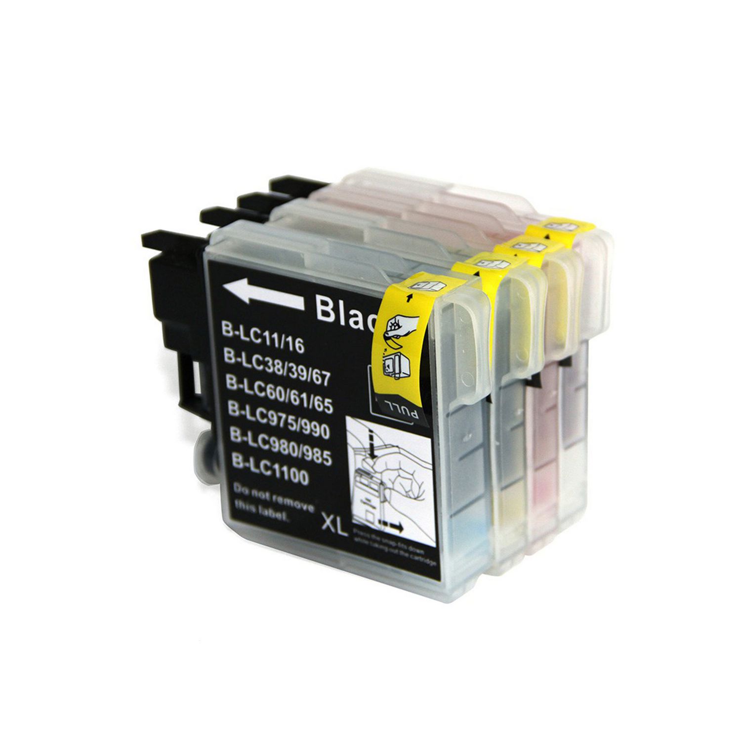 4 Ink Cartridge Compatible Brother LC-65 XL (LC65) CMYK