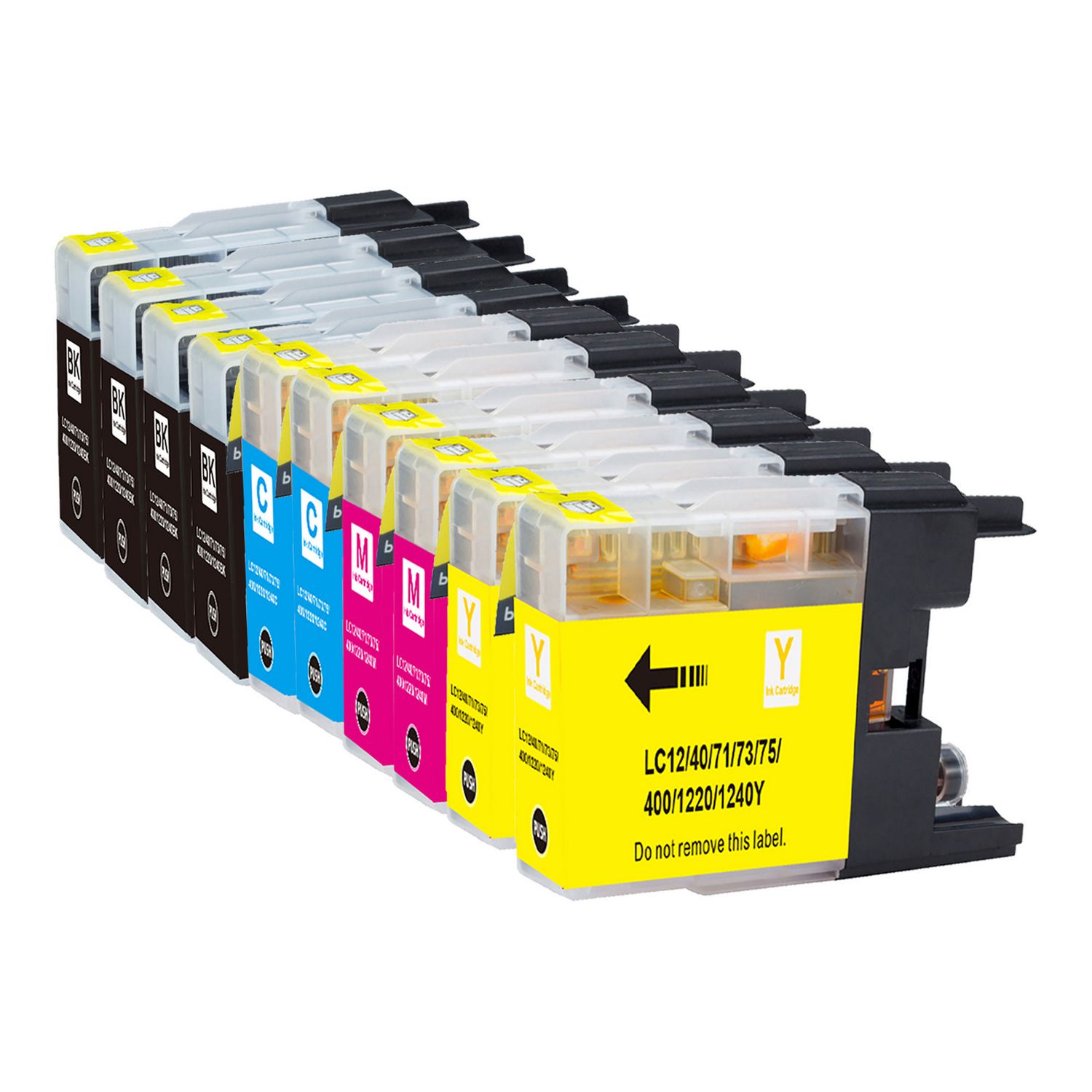 10 Ink Cartridge Compatible Brother LC-71 XL (LC71) CMYK