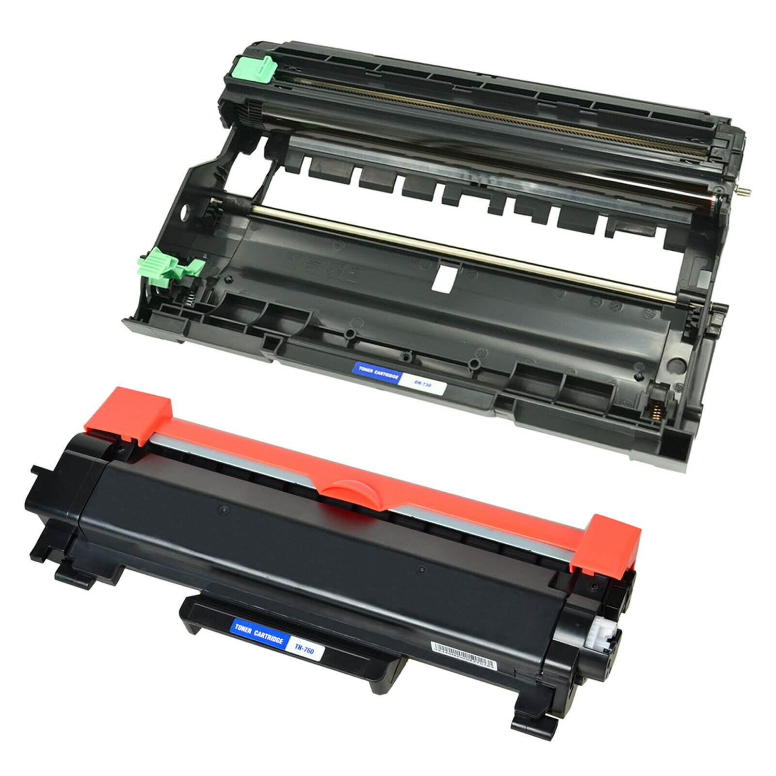 Toner and Drum Cartridge Compatible Brother TN760 DR730 (TN-760 DR-730) With Chip Black