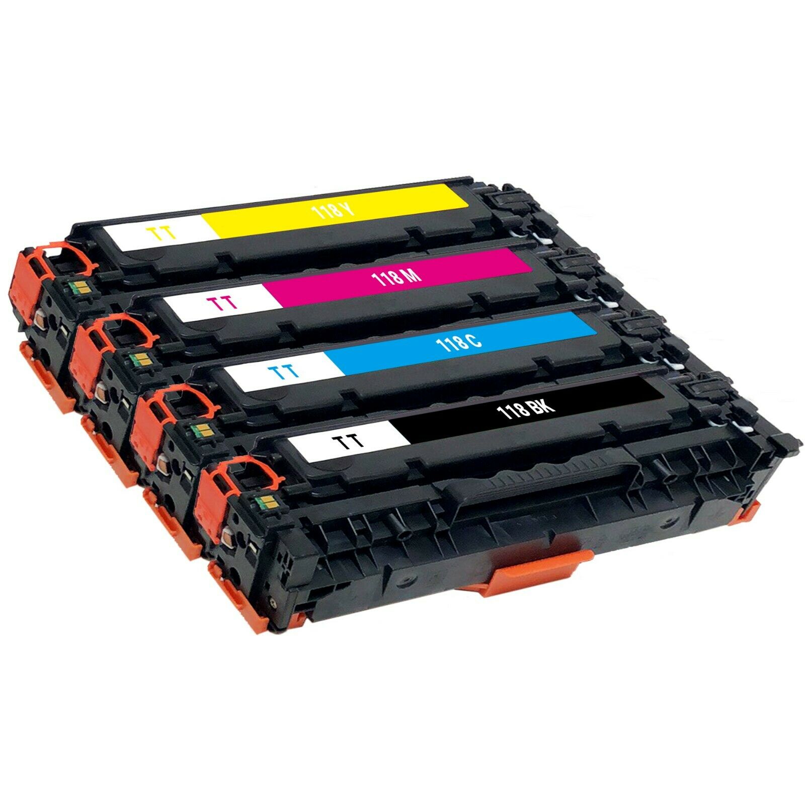 4 Toner Cartridges Compatible Canon 118 2659B001AA 2660B001AA 2661B001AA  2662B001AA (CMYK)
