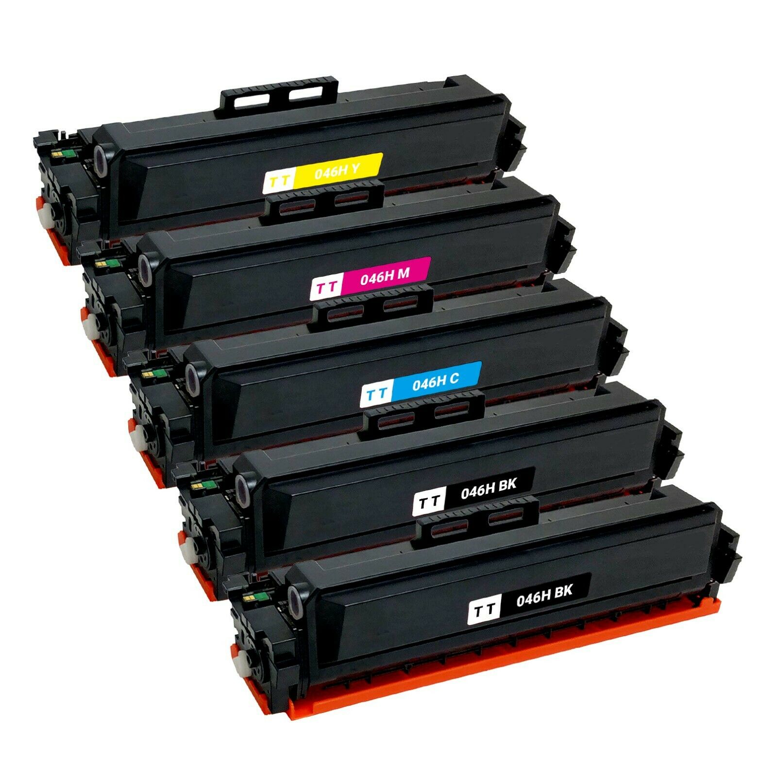 5 Toner Cartridge Compatible Canon 046H (1254C001 1253C001 1252C001 1251C001) CMYK