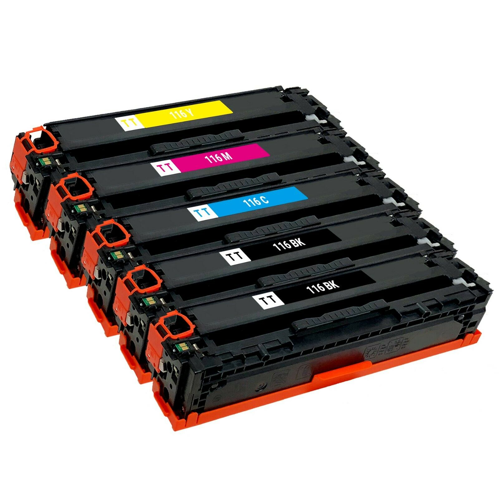 5 Toner Cartridge Compatible Canon 116 1980B001AA 1977B001AA 1978B001AA 1979B001AA (CMYK)
