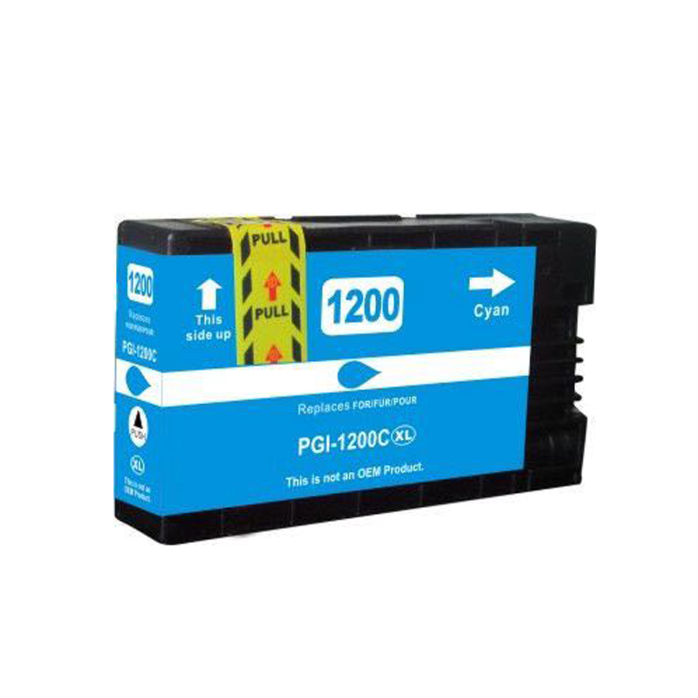 Ink Cartridge Compatible Canon PGI-1200XL High Yield (9196B001) Cyan