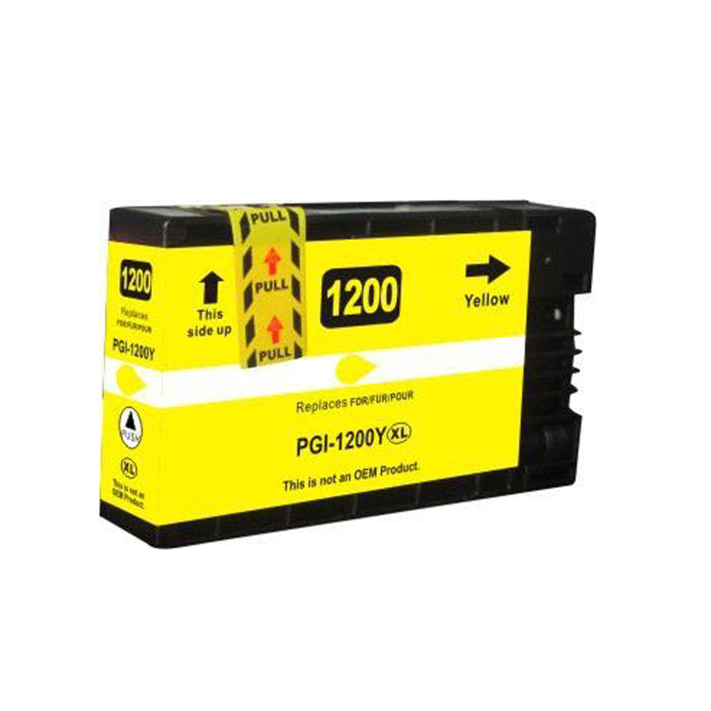 Ink Cartridge Compatible Canon PGI-1200XL High Yield (9198B001) Yellow