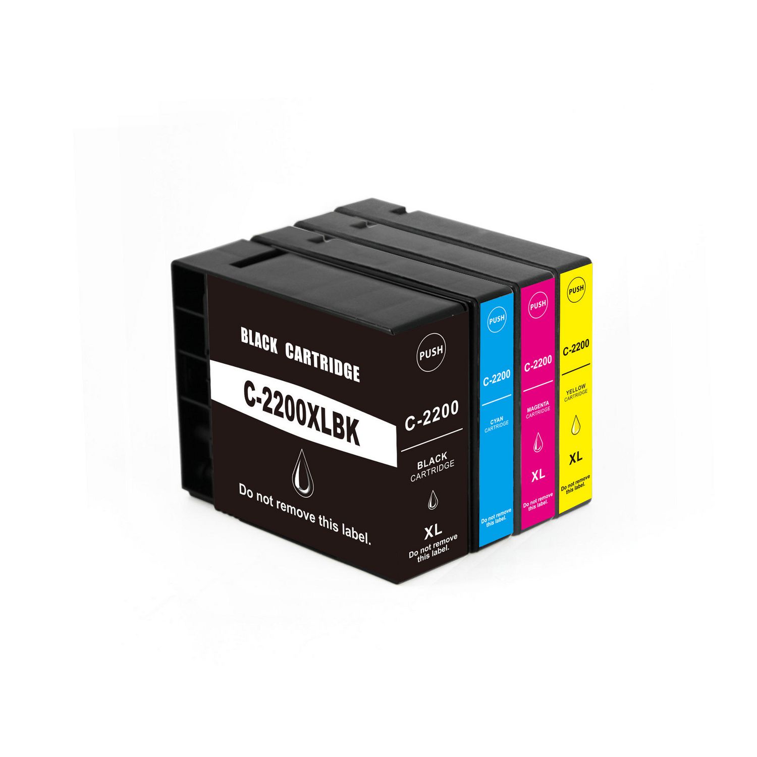 4 Ink Cartridge Compatible Canon PGI-2200XL High Yield (CMYK)