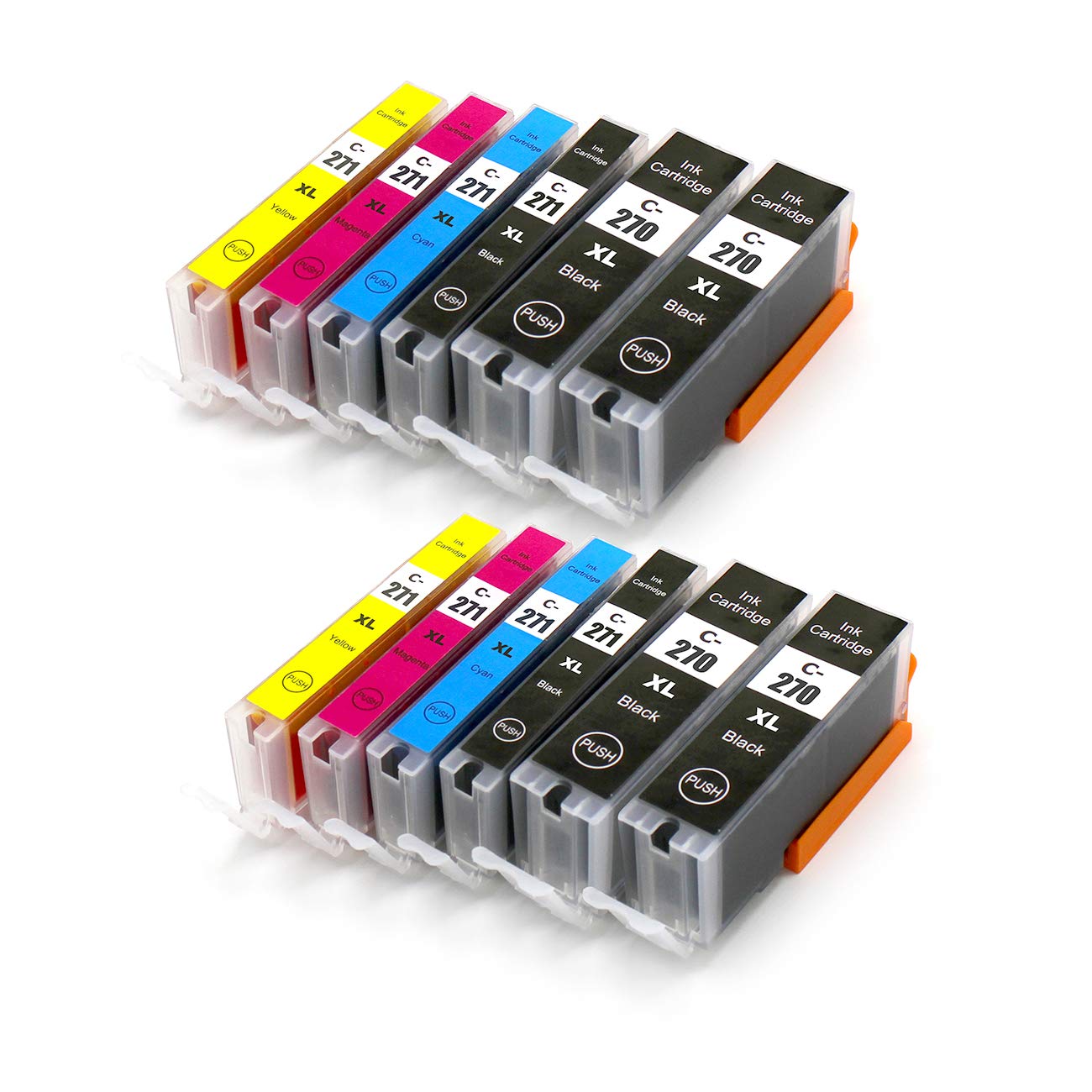 12 Ink Cartridge Compatible Canon PGI-270XL CLI-271XL