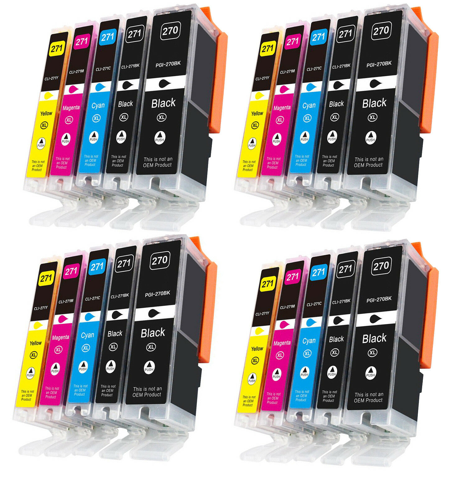20 Ink Cartridge Compatible Canon PGI-270XL CLI-271XL