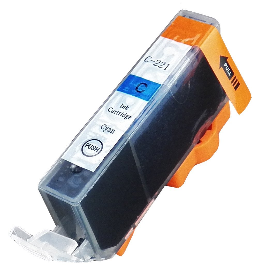 Cartouche d'encre Compatible Canon (2947B001AA) CLI-221 Cyan