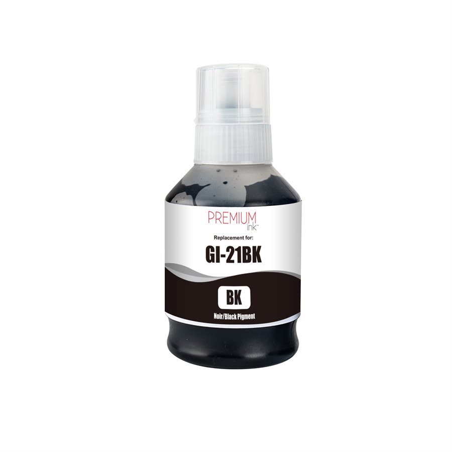 Ink Bottle Compatible Canon GI-21BK (4526C001) Black