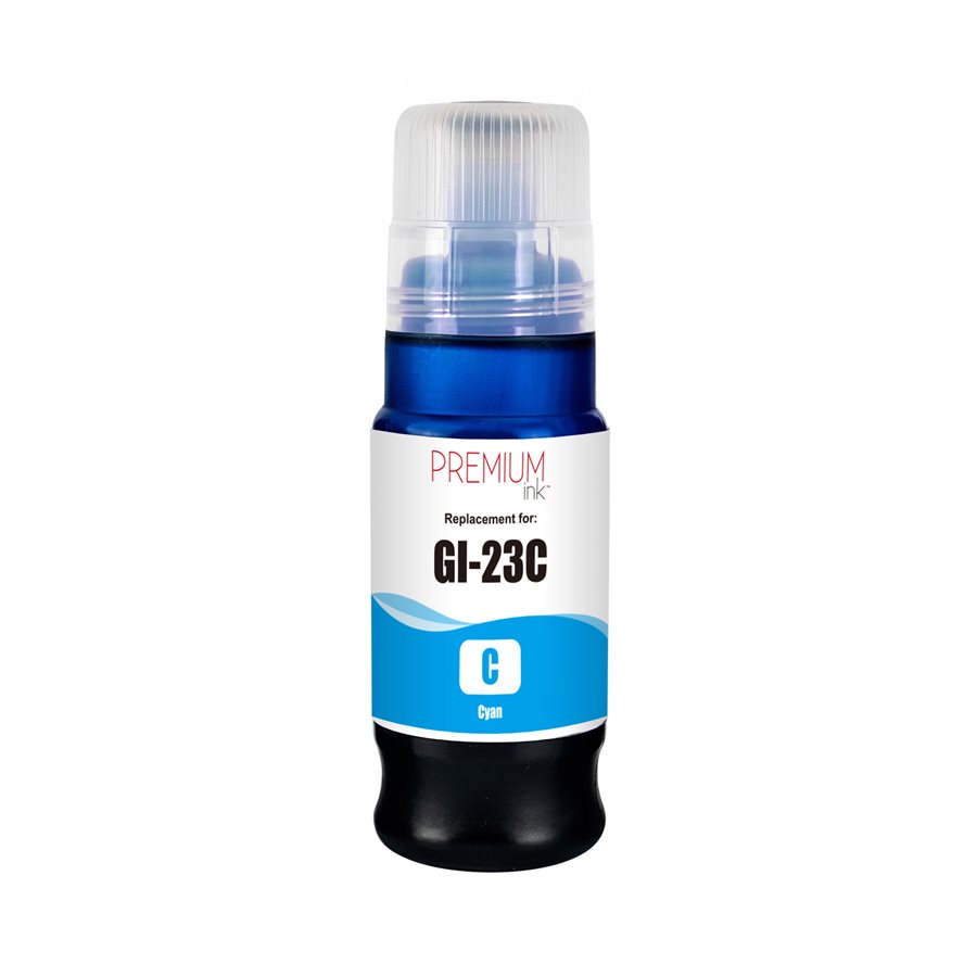 Ink Bottle Compatible Canon GI-23C (4670C001) Cyan