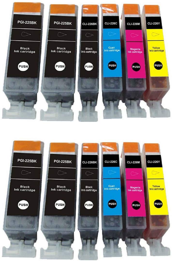 12 Cartouches d'encre Compatible Canon PGI-225 CLI-226