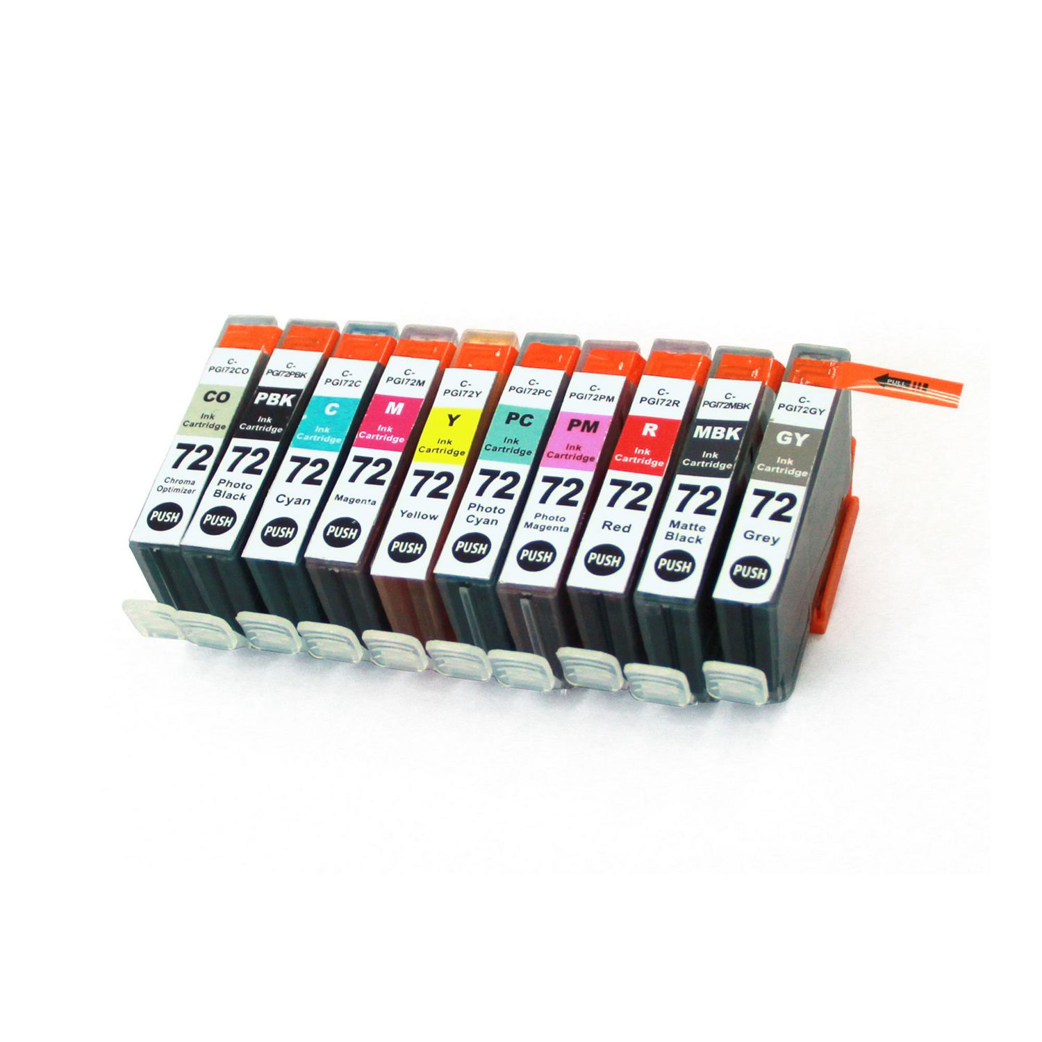 10 Cartouche d’encre Compatible Canon PGI-72