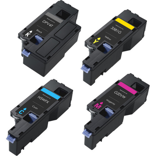 4 Toner Cartridge Compatible Dell 593-BBJX 593-BBJW 593-BBJU 593-BBJV CMYK