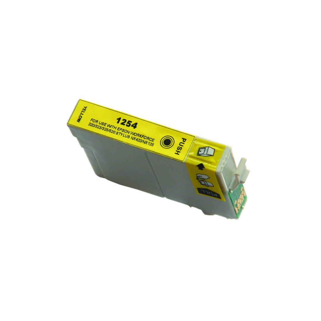 Ink Cartridge Compatible Epson T125 T1254 (T125420) Yellow