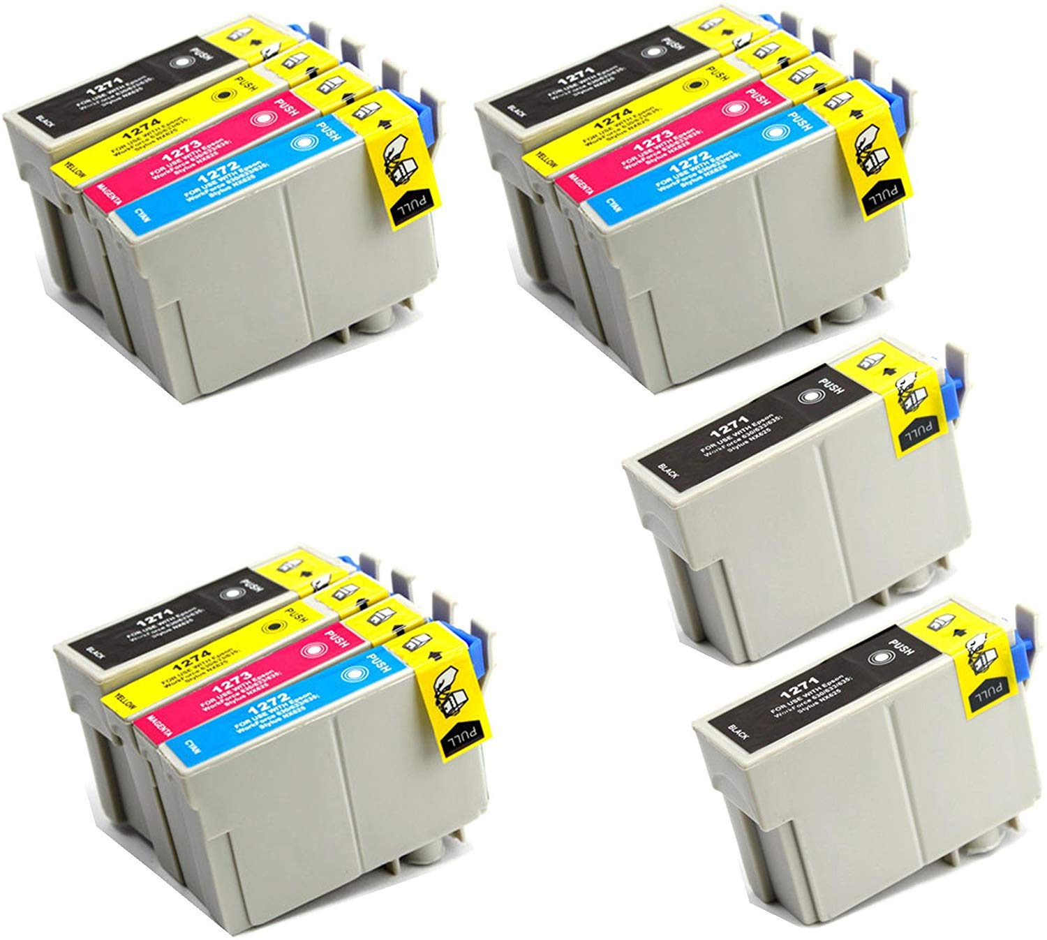 14 Ink Cartridge Compatible Epson T127 T127120 T127220 T127320 T127420