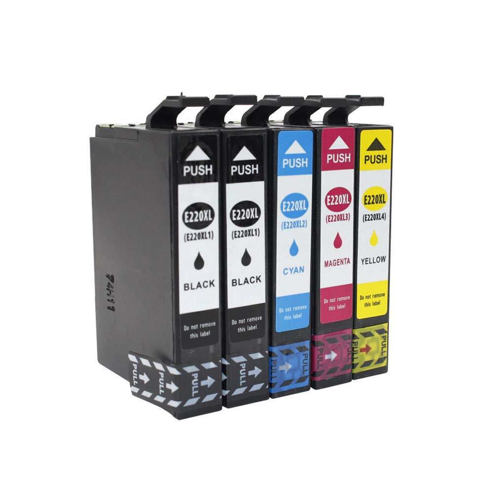 5 Ink Cartridge Compatible Epson 220XL T220XL (T220XL120 T220XL120 T220XL120 T220XL120) CMYK