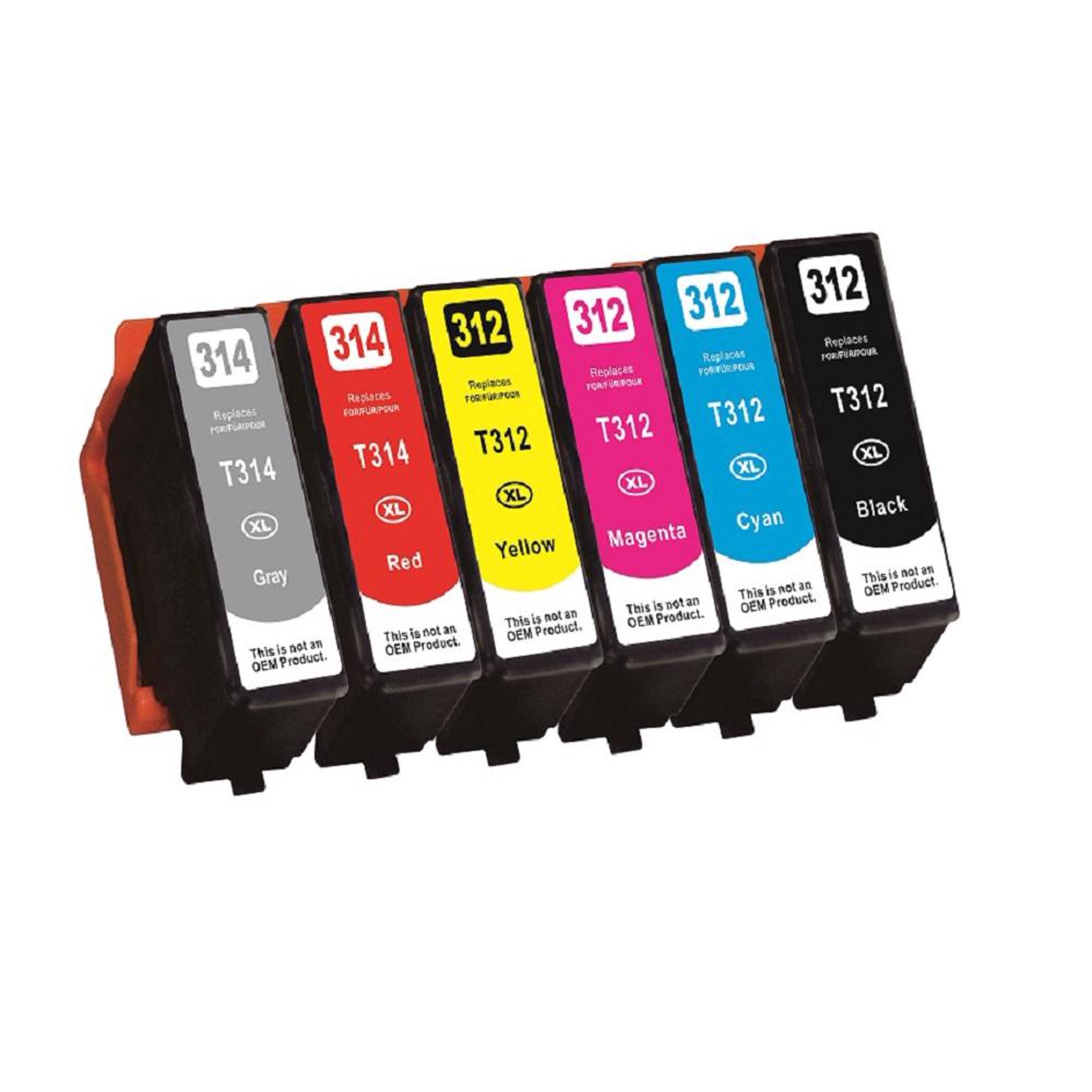 6 Ink Cartridge Compatible Epson T312XL T314XL T312XL120 T312XL220 T312XL320 T312XL420 T314XL720 T314XL820