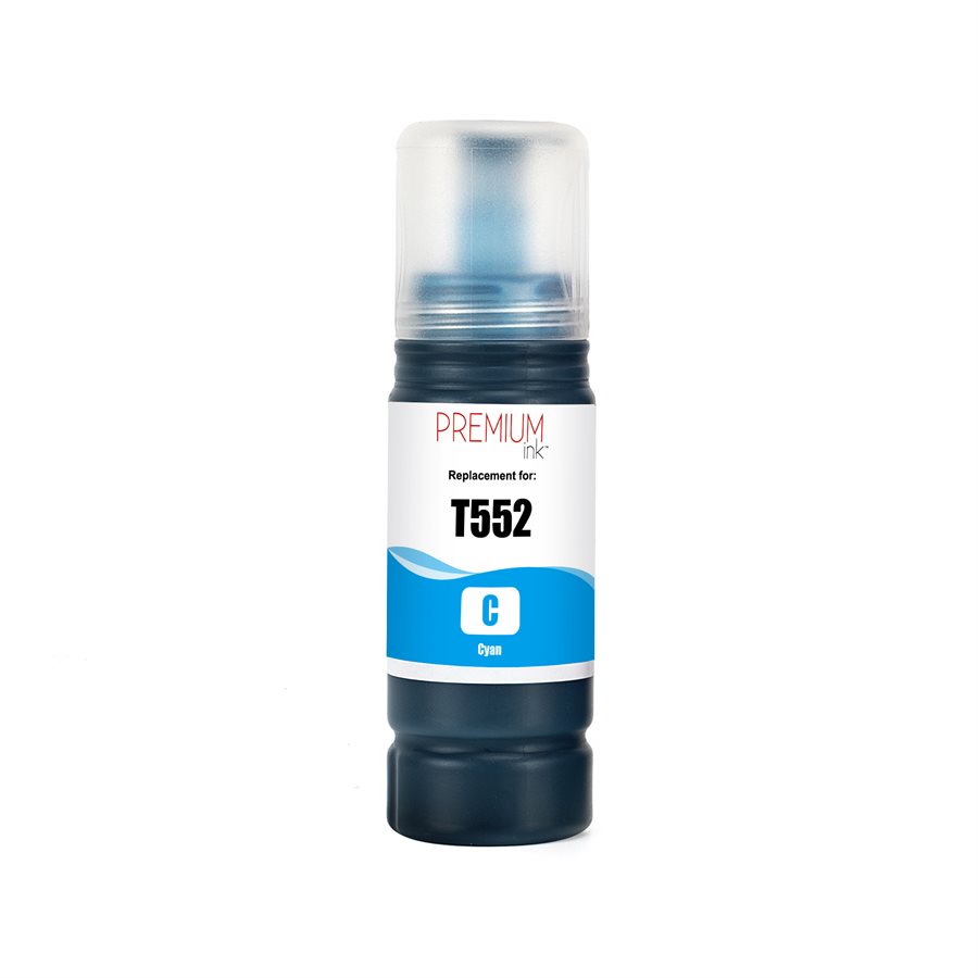 Ink Bottle Compatible Epson T552 (T552220-S) Cyan
