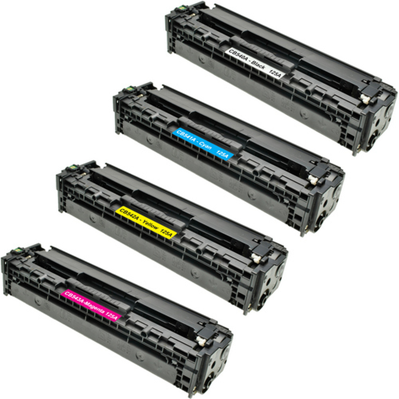 4 Toner Cartridges Compatible HP 125A CB540A CB541A CB542A CB543A (CMYK)