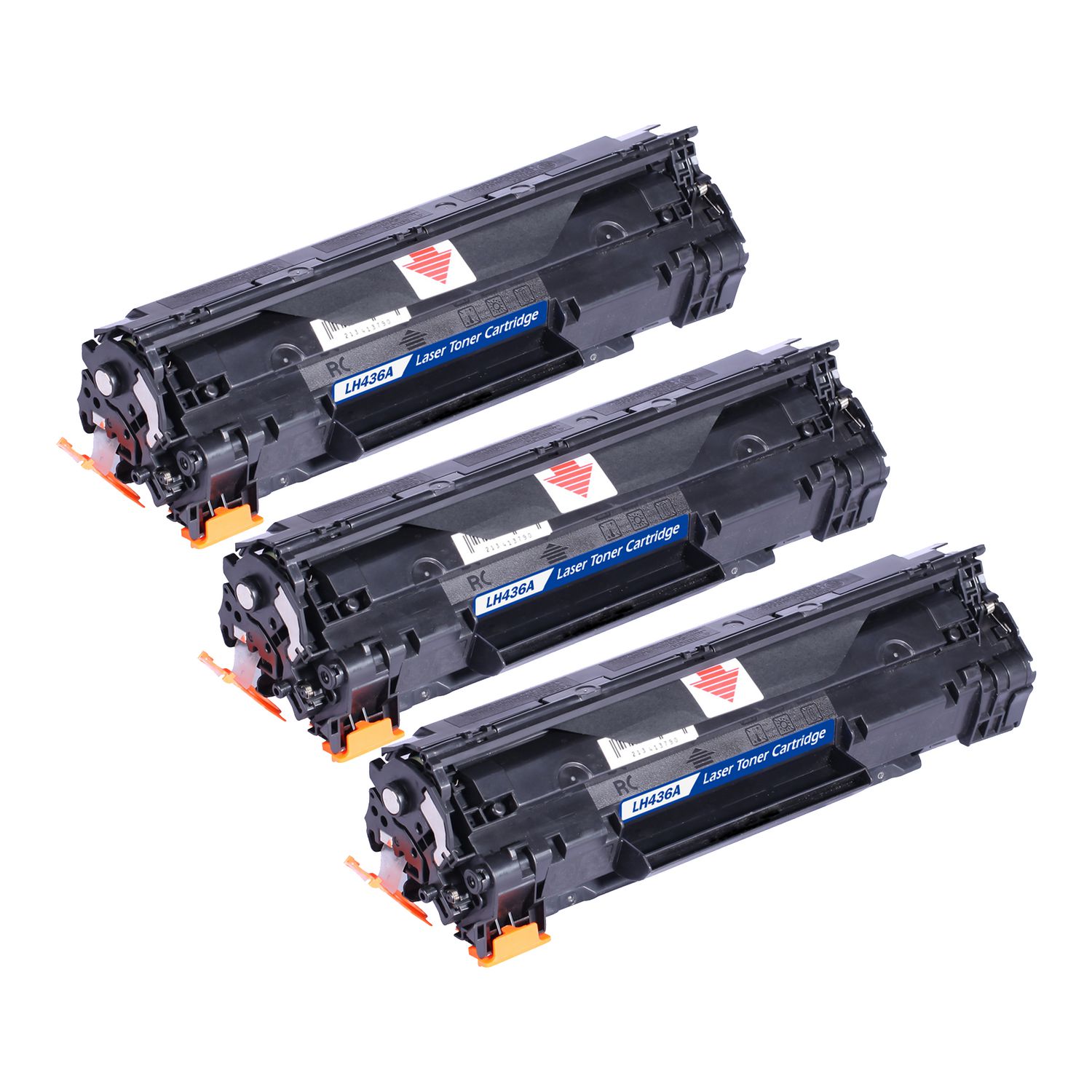 3 Toner Cartridge Compatible HP 36A (CB436A) Black