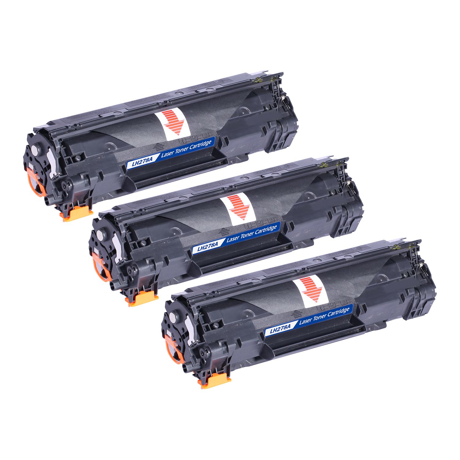 3 Toner Cartridge Compatible HP 78A (CE278A) Black