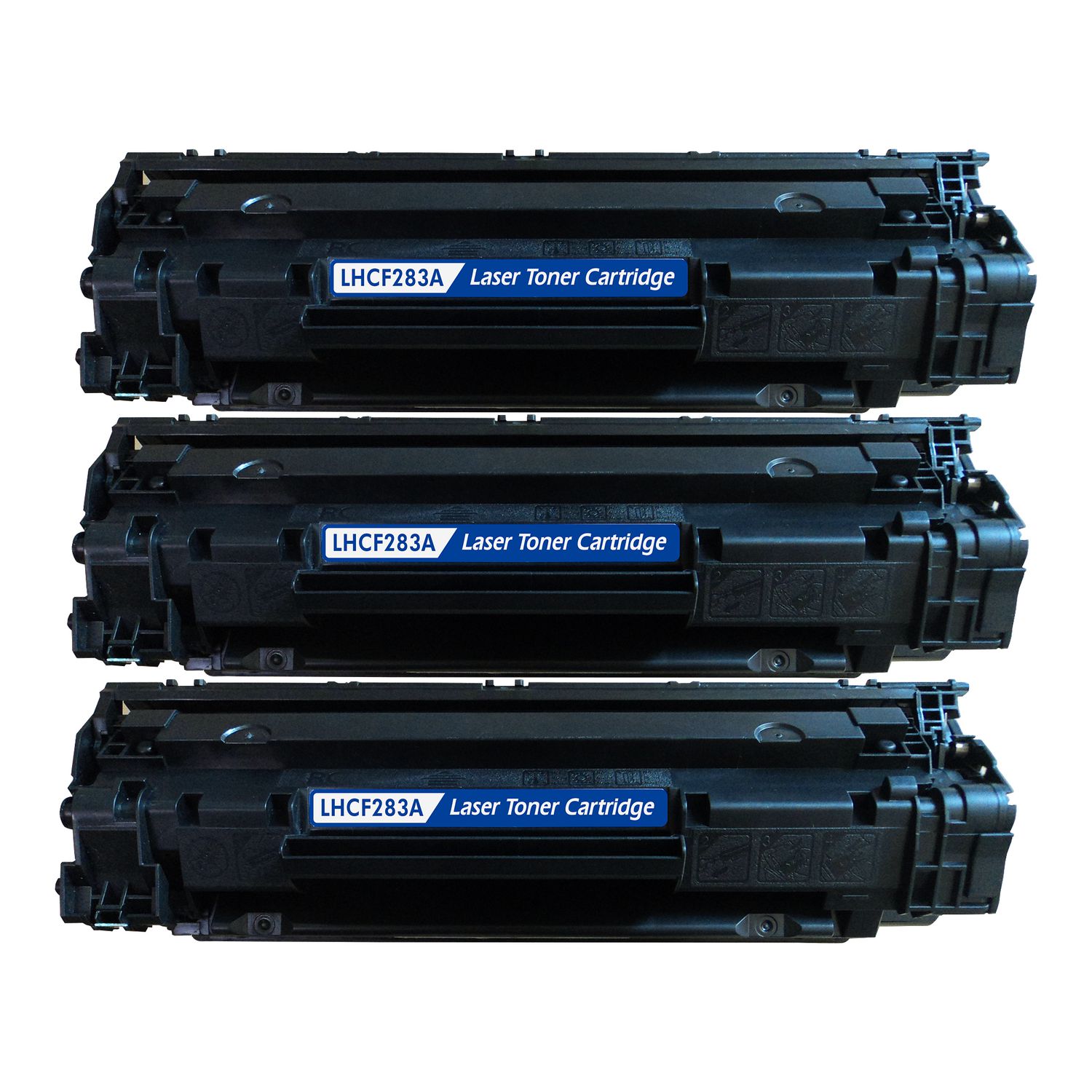 3 Toner Cartridge Compatible HP 83A (CF283A) Black