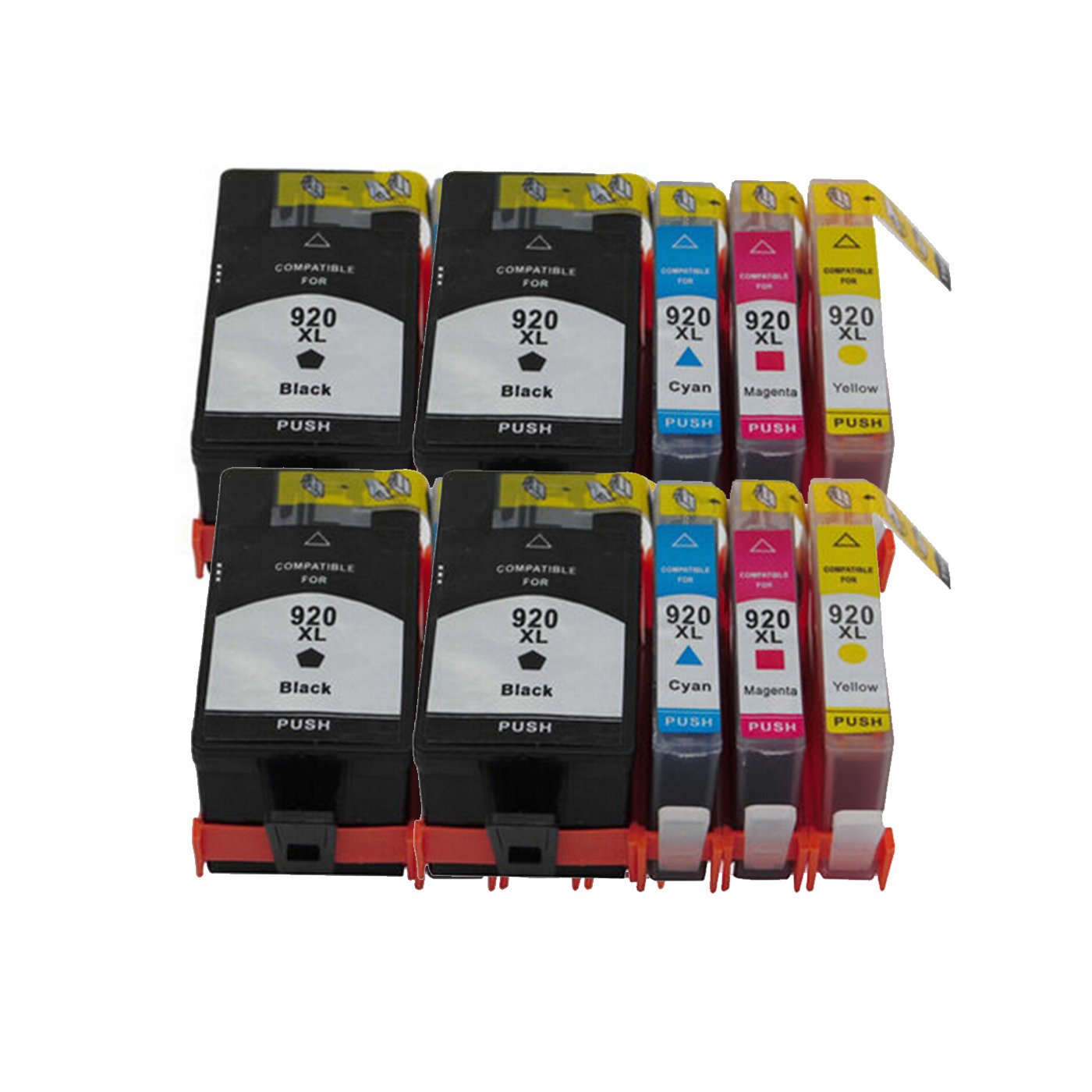 10 Ink Cartridge Compatible HP 920XL (CMYK)