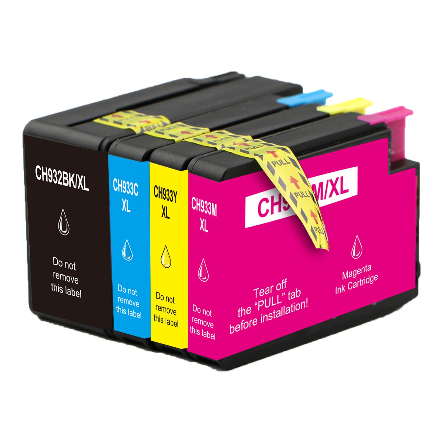 4 Ink Cartridge Compatible HP 932XL 933XL (CMYK)