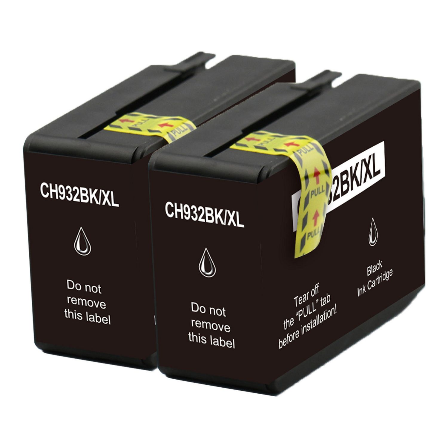 2 Ink Cartridge Compatible HP 932XL (CN053AN) Black