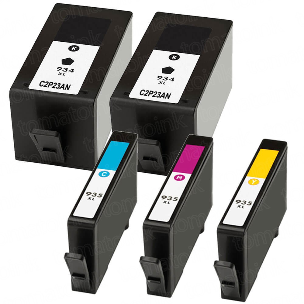 5 Ink Cartridge Compatible HP 934XL 935XL (CMYK)