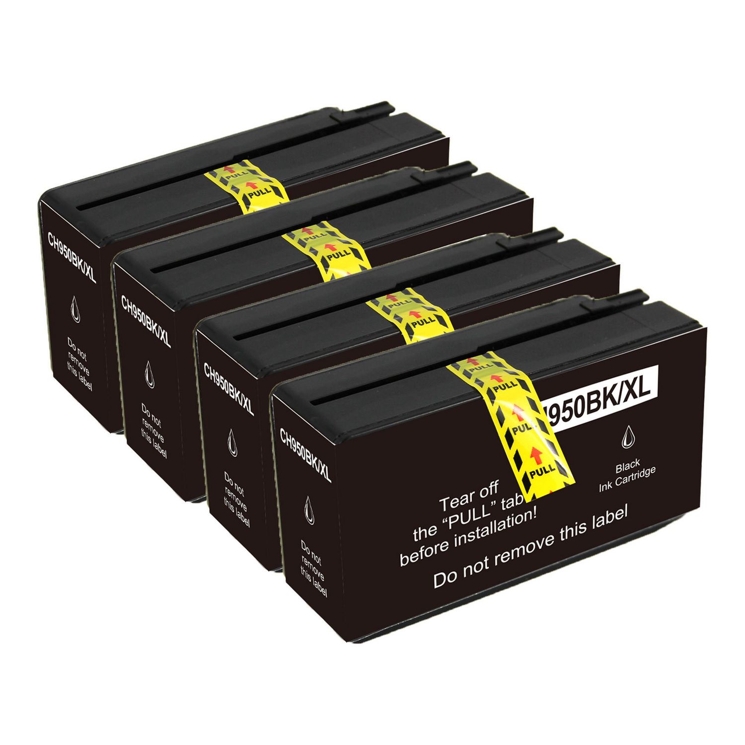 4 Ink Cartridge Compatible HP 950XL (CN045AN) Black