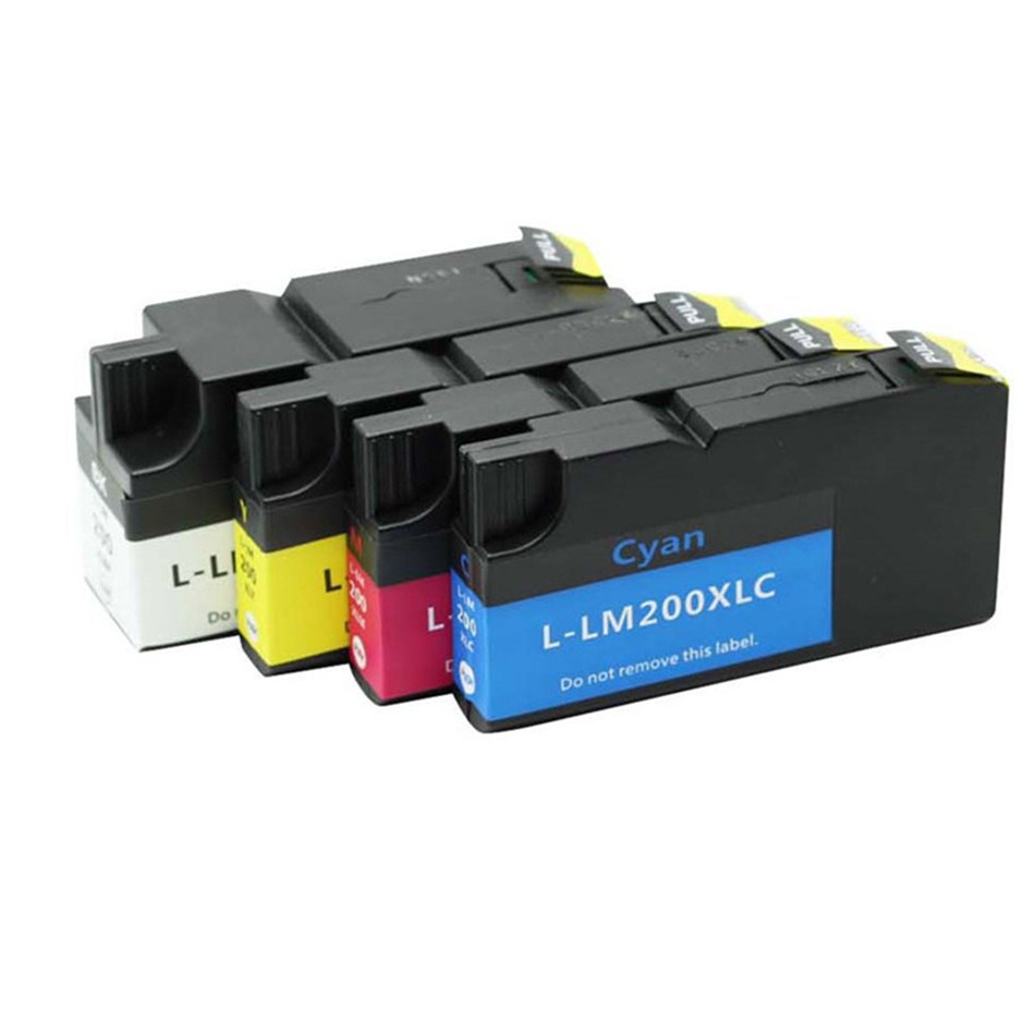 4 Ink Cartridge Compatible Lexmark 200XL (14L0174 14L0175 14L0176 14L0177) CMYK