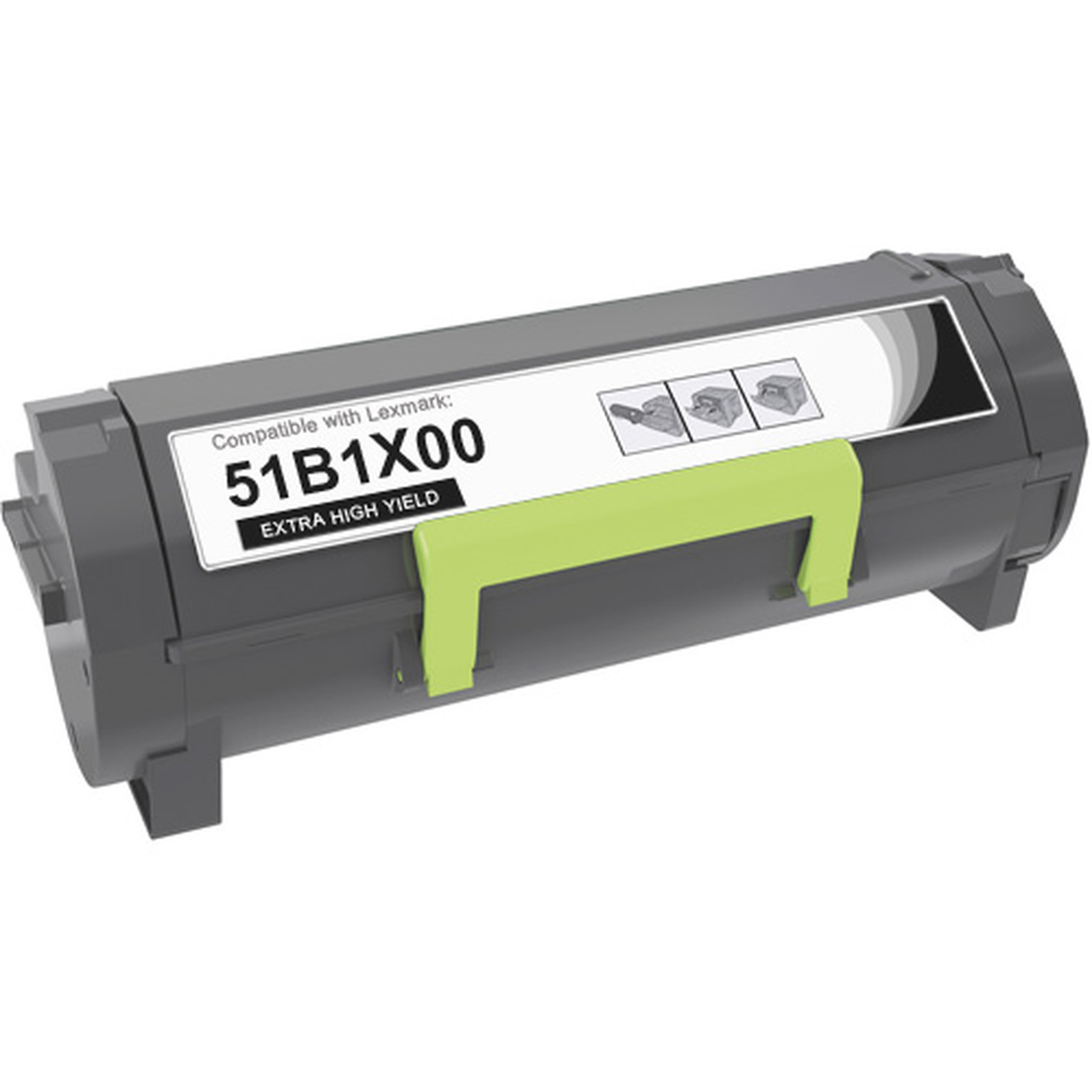 Toner Cartridge Compatible Lexmark 51B1X00 Black