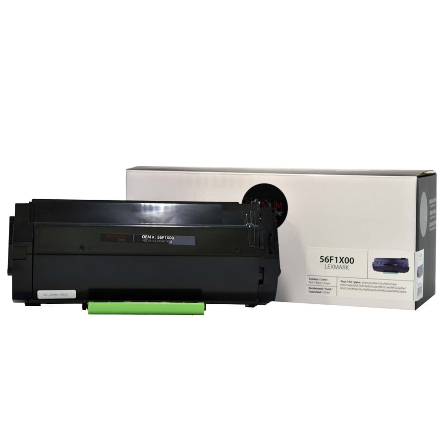 Toner Cartridge Compatible Lexmark 56F1X00 Black