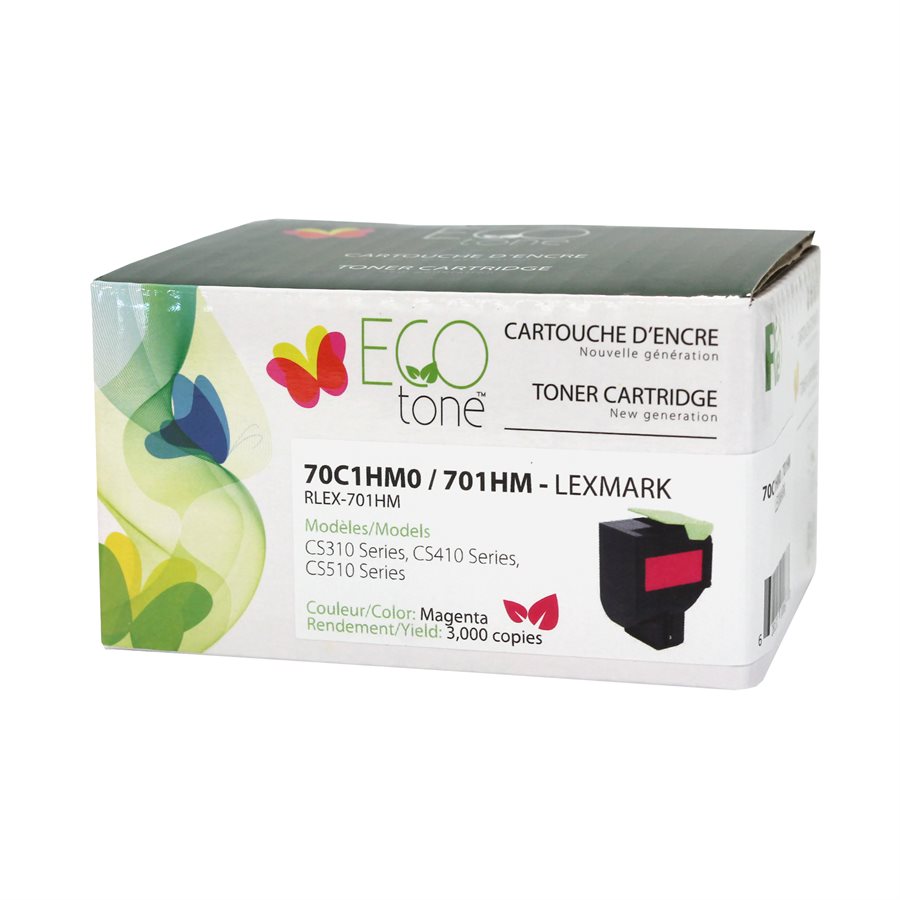 Toner Cartridge Compatible Lexmark 701HM (70C1HM0) Magenta