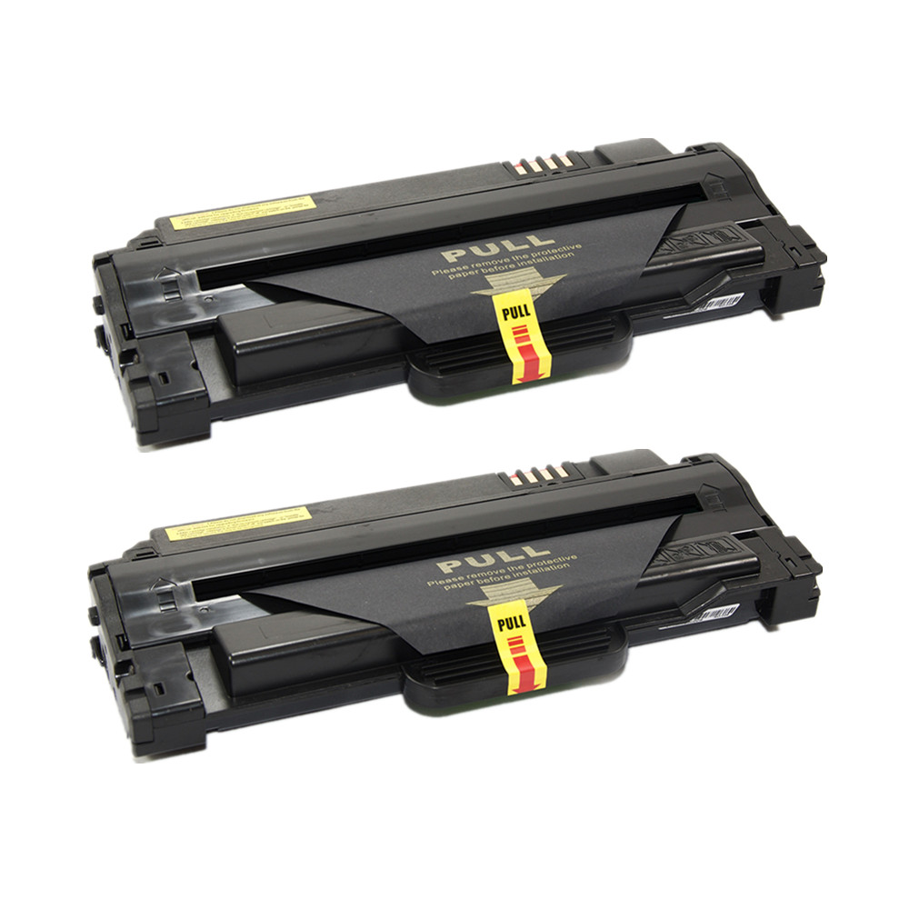 2 Toner Cartridge Compatible Samsung MLT-D105L (D105L) Black