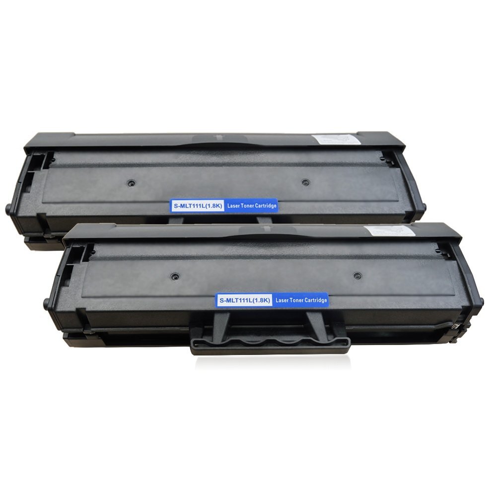 2 Toner Cartridge Compatible Samsung MLT-D111L (D111L) Black