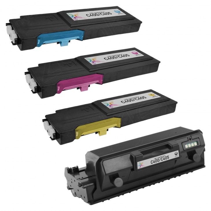 4 Toner Cartridge Compatible Xerox VersaLink C400 C405 106R03524 106R03525 106R03526 106R03527 Extra High Yield CMYK