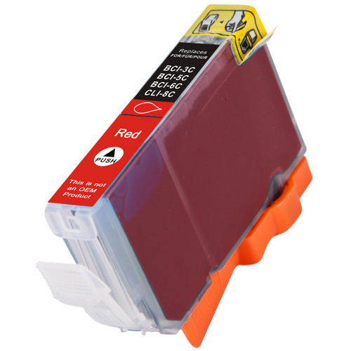 Ink Cartridge Compatible Canon (0626B002) CLI-8R Red